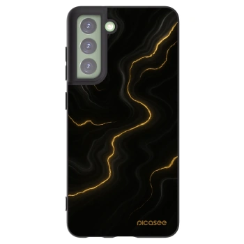 Picasee fekete szilikon tok az alábbi mobiltelefonokra Samsung Galaxy S21 FE 5G - Thunder