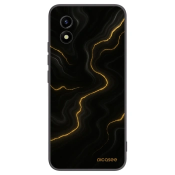 Picasee fekete szilikon tok az alábbi mobiltelefonokra Vivo Y01 - Thunder