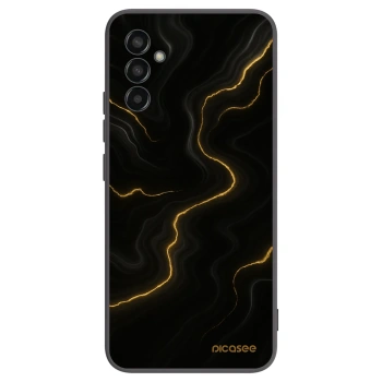 Picasee fekete szilikon tok az alábbi mobiltelefonokra Samsung Galaxy M13 M135F - Thunder