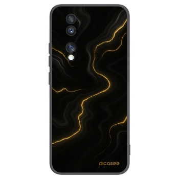 Picasee fekete szilikon tok az alábbi mobiltelefonokra Honor 70 - Thunder