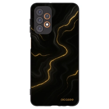 Picasee fekete szilikon tok az alábbi mobiltelefonokra Samsung Galaxy A23 A235F 4G - Thunder