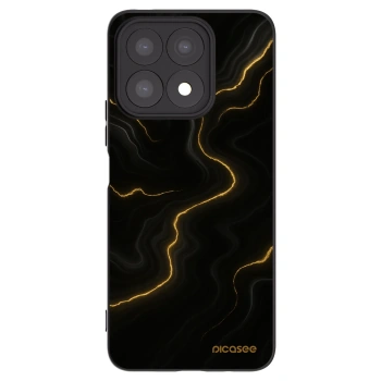 Picasee fekete szilikon tok az alábbi mobiltelefonokra Honor X8a - Thunder