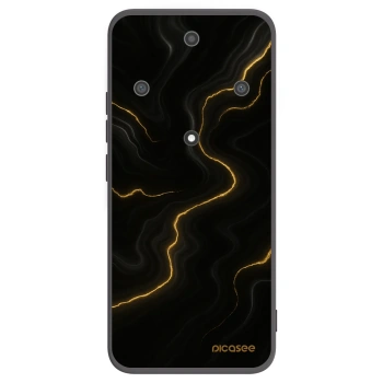 Picasee fekete szilikon tok az alábbi mobiltelefonokra Honor Magic5 Lite 5G - Thunder