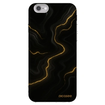 Picasee átlátszó szilikon tok az alábbi mobiltelefonokra Apple iPhone 6/6S - Thunder