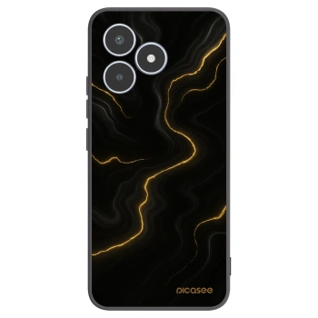 Picasee fekete szilikon tok az alábbi mobiltelefonokra Realme C53 - Thunder