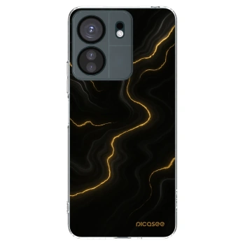 Picasee átlátszó szilikon tok az alábbi mobiltelefonokra Xiaomi Redmi 13C 4G - Thunder