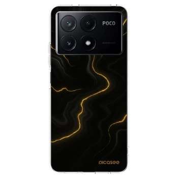 Picasee átlátszó szilikon tok az alábbi mobiltelefonokra Xiaomi Poco X6 Pro - Thunder