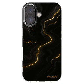 Picasee átlátszó szilikon tok az alábbi mobiltelefonokra Apple iPhone 16 - Thunder