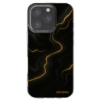 Picasee átlátszó szilikon tok az alábbi mobiltelefonokra Apple iPhone 16 Pro - Thunder