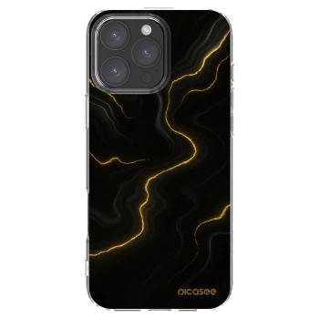 Picasee átlátszó szilikon tok az alábbi mobiltelefonokra Apple iPhone 16 Pro Max - Thunder