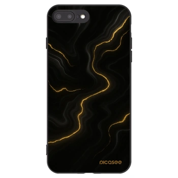 Picasee fekete szilikon tok az alábbi mobiltelefonokra Apple iPhone 8 Plus - Thunder
