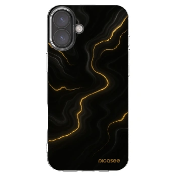 Picasee átlátszó szilikon tok az alábbi mobiltelefonokra Apple iPhone 16 Plus - Thunder
