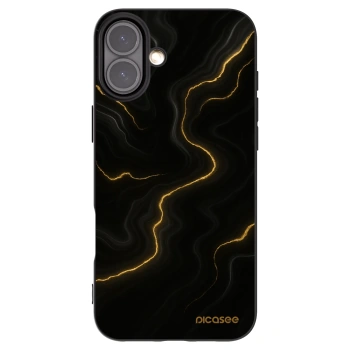 Picasee fekete szilikon tok az alábbi mobiltelefonokra Apple iPhone 16 Plus - Thunder