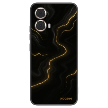 Picasee fekete szilikon tok az alábbi mobiltelefonokra Motorola Moto G85 - Thunder