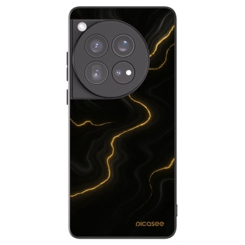 Picasee fekete szilikon tok az alábbi mobiltelefonokra OnePlus 12 5G - Thunder
