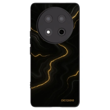 Picasee fekete szilikon tok az alábbi mobiltelefonokra Honor Magic7 Lite 5G - Thunder