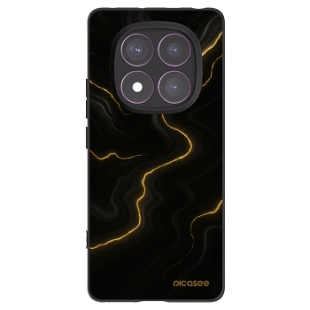 Picasee fekete szilikon tok az alábbi mobiltelefonokra Xiaomi Redmi Note 14 Pro 4G - Thunder