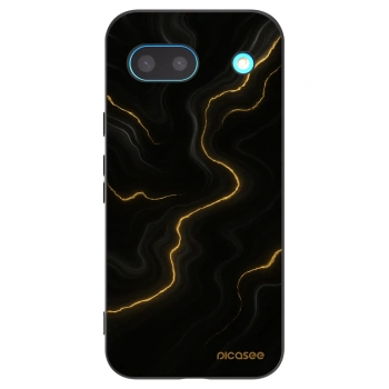 Picasee fekete szilikon tok az alábbi mobiltelefonokra Google Pixel 8a - Thunder