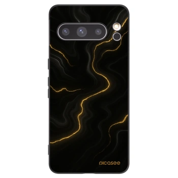 Picasee fekete szilikon tok az alábbi mobiltelefonokra Google Pixel 8 Pro - Thunder