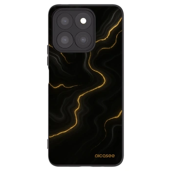 Picasee fekete szilikon tok az alábbi mobiltelefonokra Honor X8c - Thunder