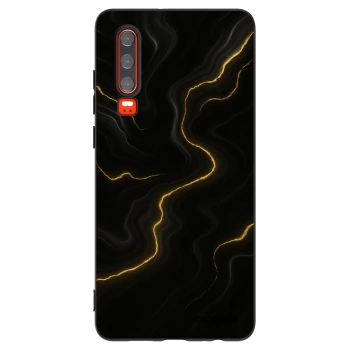 Picasee fekete szilikon tok az alábbi mobiltelefonokra Huawei P30 - Thunder