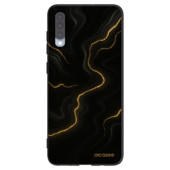 Picasee fekete szilikon tok az alábbi mobiltelefonokra Samsung Galaxy A70 A705F - Thunder