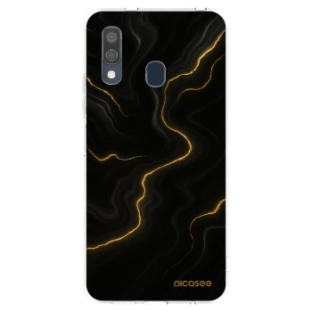 Picasee átlátszó szilikon tok az alábbi mobiltelefonokra Samsung Galaxy A40 A405F - Thunder