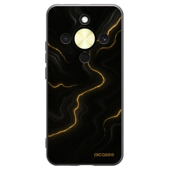Picasee fekete szilikon tok az alábbi mobiltelefonokra Honor Magic8 Lite 5G - Thunder