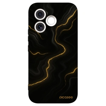 Picasee fekete szilikon tok az alábbi mobiltelefonokra Honor 600 Lite - Thunder