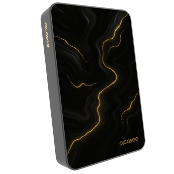 Picasee Powerbank MagSafe 10 000 mAh Szürke - Thunder