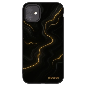 Picasee fekete szilikon tok az alábbi mobiltelefonokra Apple iPhone 11 - Thunder