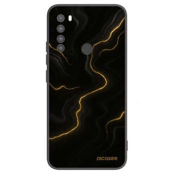 Picasee fekete szilikon tok az alábbi mobiltelefonokra Xiaomi Redmi Note 8 - Thunder