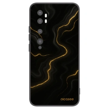 Picasee fekete szilikon tok az alábbi mobiltelefonokra Xiaomi Mi Note 10 (Pro) - Thunder