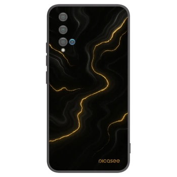 Picasee fekete szilikon tok az alábbi mobiltelefonokra Huawei Nova 5T - Thunder