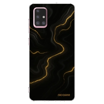 Picasee átlátszó szilikon tok az alábbi mobiltelefonokra Samsung Galaxy A71 A715F - Thunder