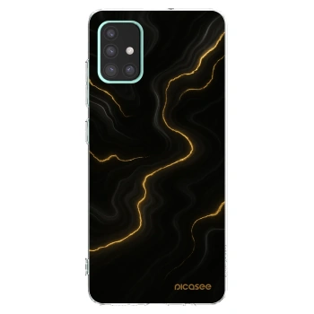 Picasee átlátszó szilikon tok az alábbi mobiltelefonokra Samsung Galaxy A51 A515F - Thunder