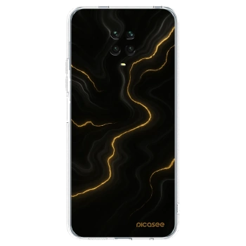 Picasee átlátszó szilikon tok az alábbi mobiltelefonokra Xiaomi Redmi Note 9 Pro - Thunder