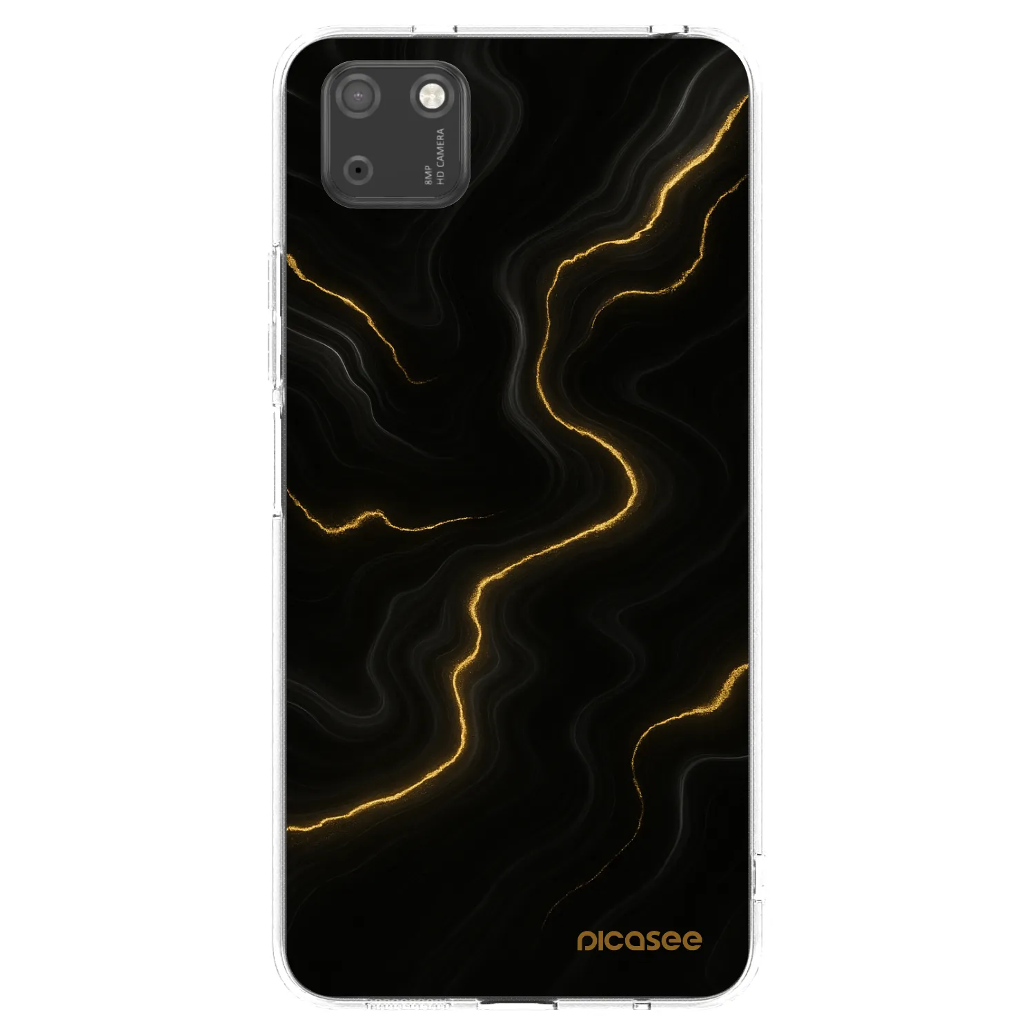 Picasee átlátszó szilikon tok az alábbi mobiltelefonokra Huawei Y5P - Thunder