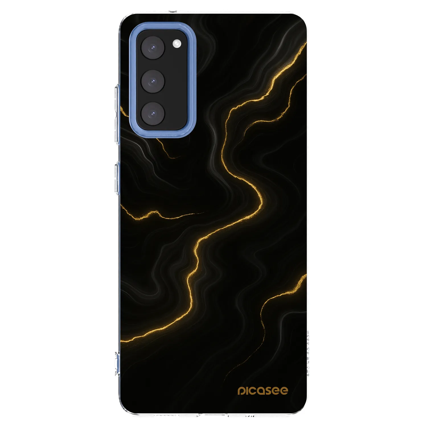 Picasee átlátszó szilikon tok az alábbi mobiltelefonokra Samsung Galaxy S20 FE - Thunder