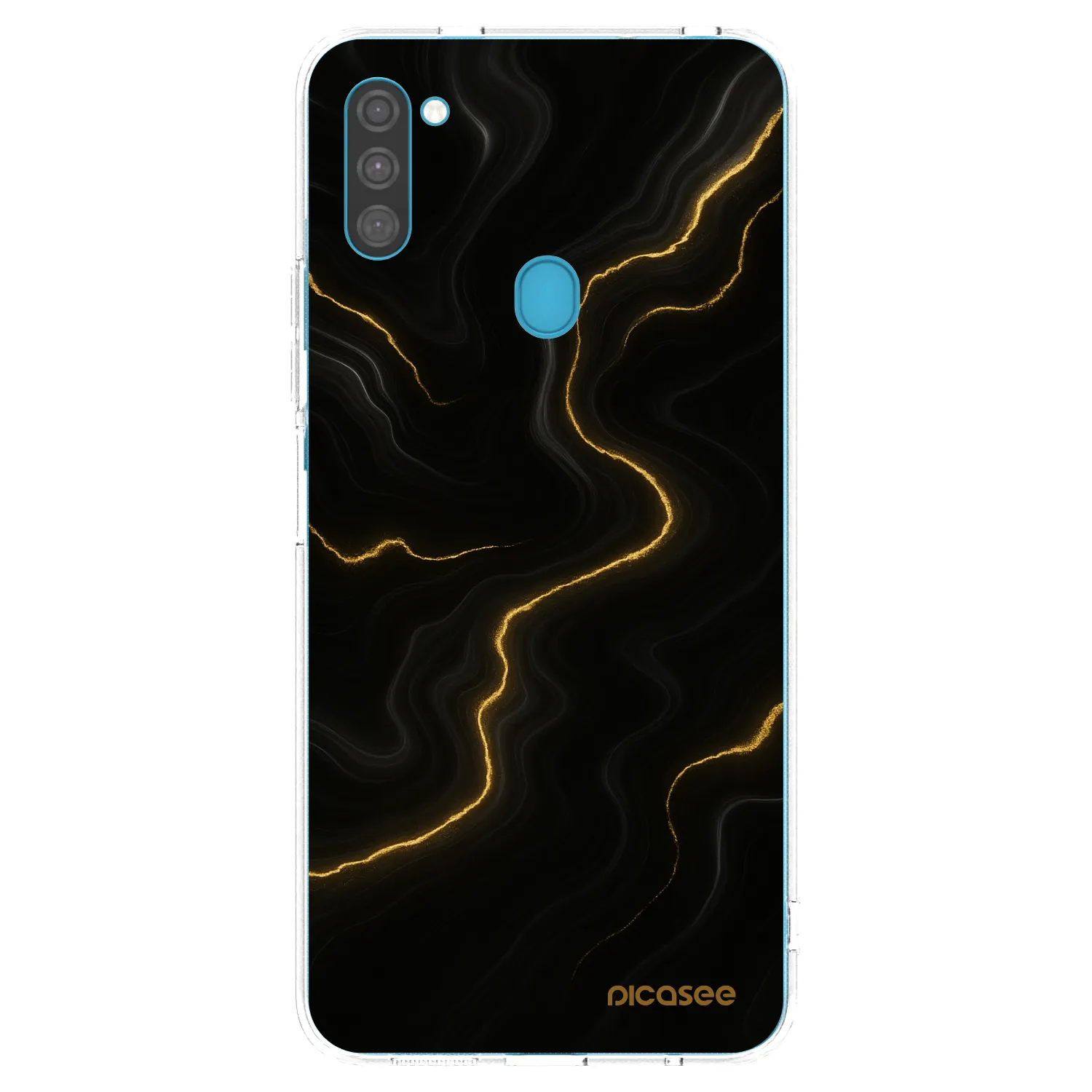 Picasee átlátszó szilikon tok az alábbi mobiltelefonokra Samsung Galaxy M11 - Thunder