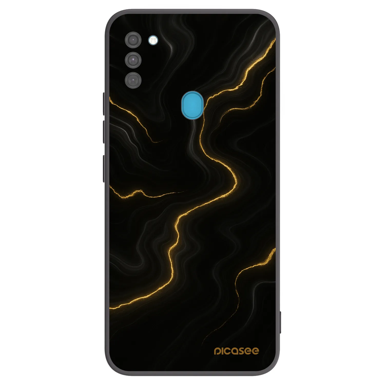 Picasee fekete szilikon tok az alábbi mobiltelefonokra Samsung Galaxy M11 - Thunder