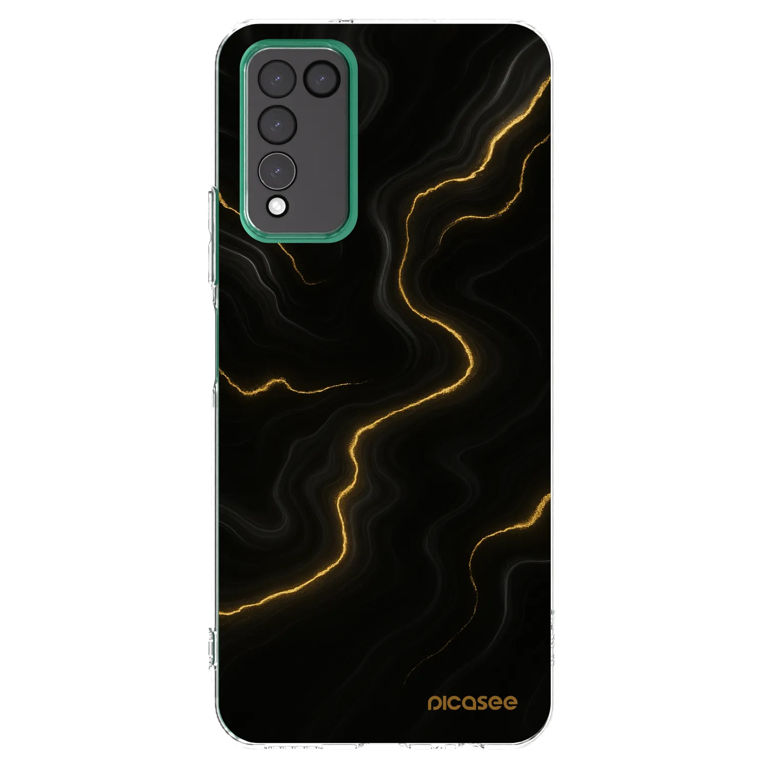 Picasee átlátszó szilikon tok az alábbi mobiltelefonokra Honor 10X Lite - Thunder