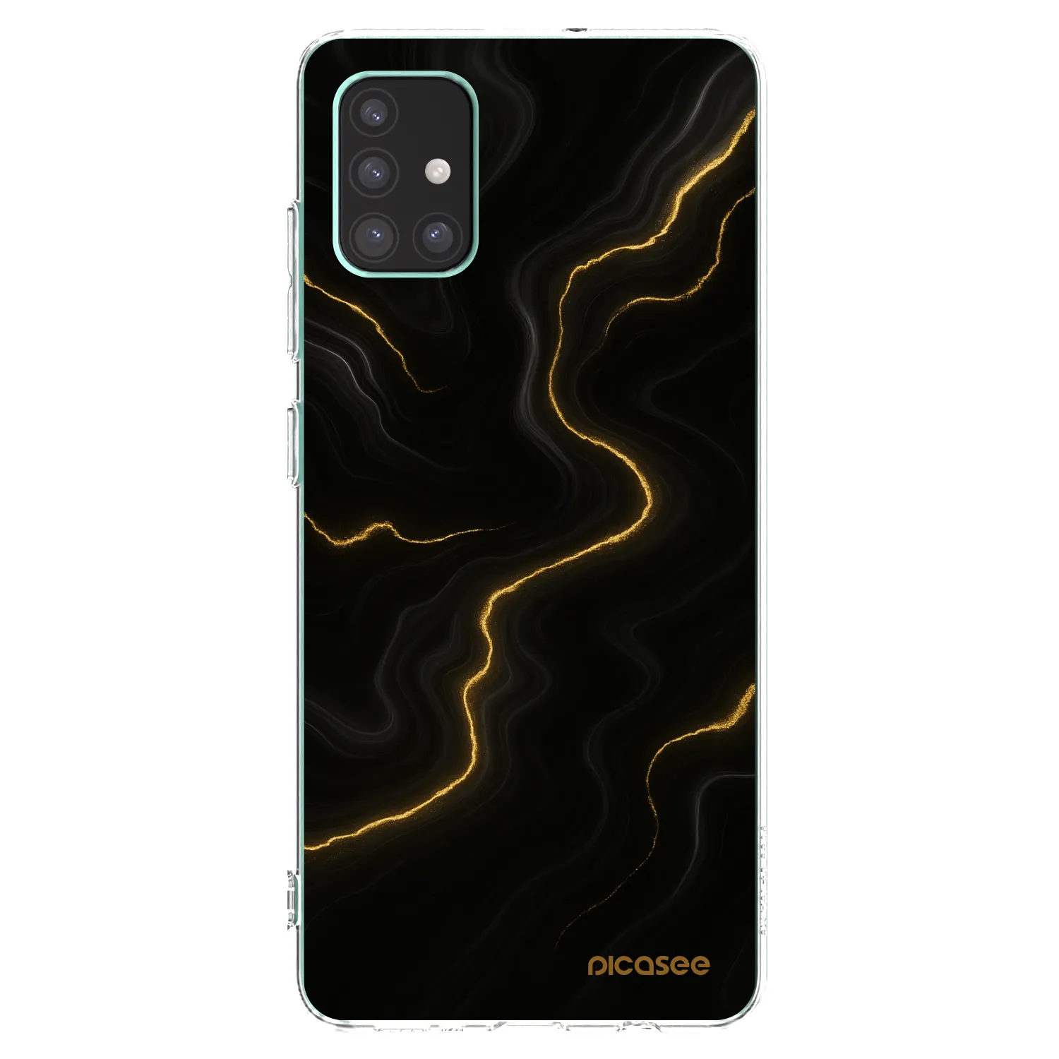 Picasee átlátszó szilikon tok az alábbi mobiltelefonokra Samsung Galaxy M51 M515F - Thunder