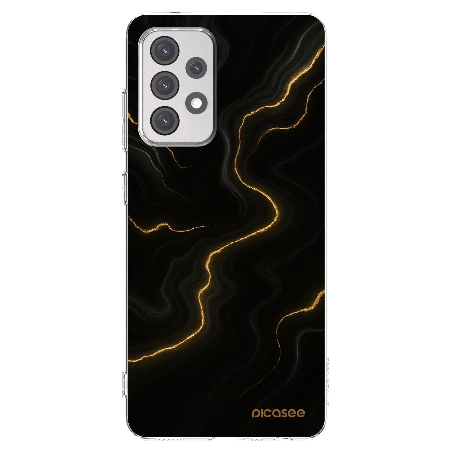 Picasee átlátszó szilikon tok az alábbi mobiltelefonokra Samsung Galaxy A52 5G A525F - Thunder
