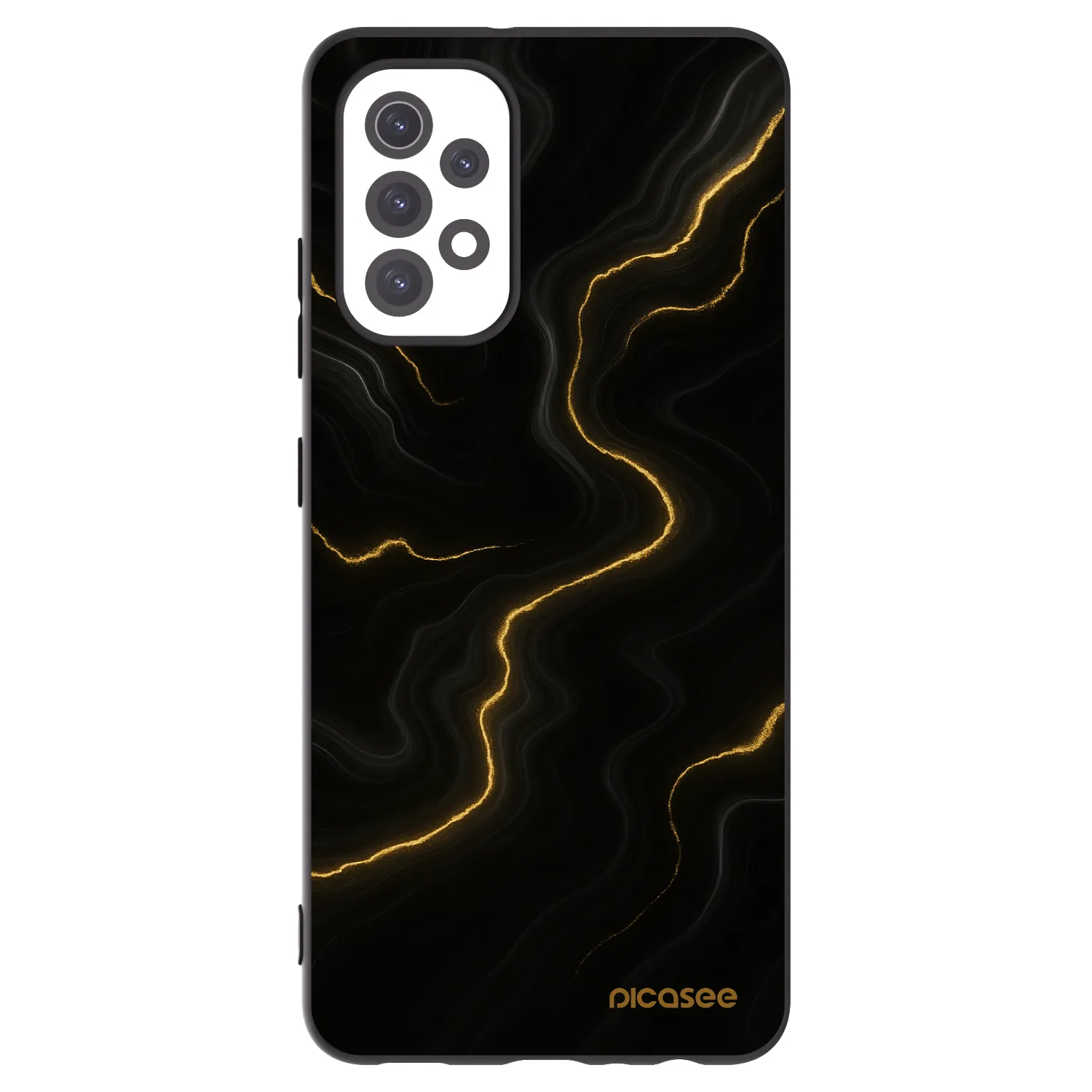 Picasee fekete szilikon tok az alábbi mobiltelefonokra Samsung Galaxy A32 5G A326B - Thunder