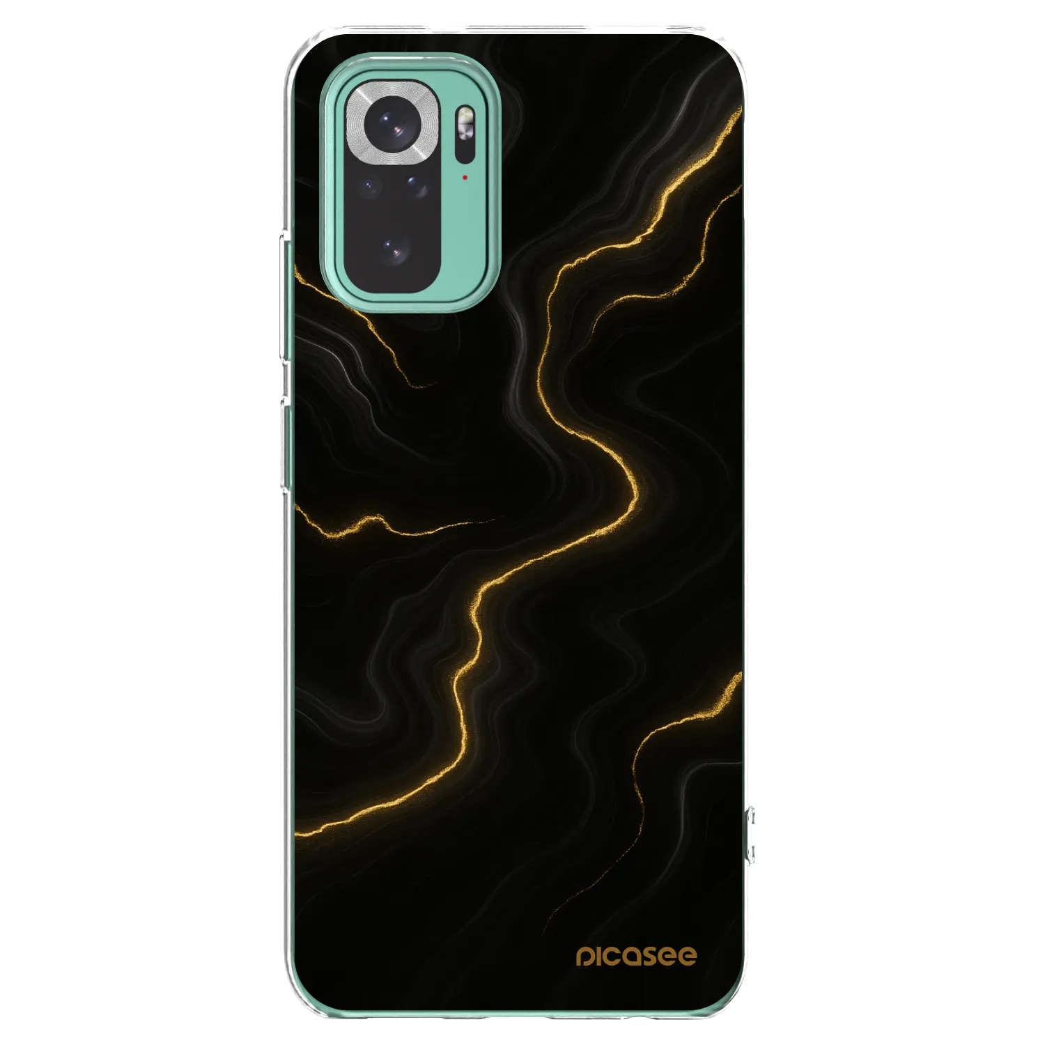 Picasee átlátszó szilikon tok az alábbi mobiltelefonokra Xiaomi Redmi Note 10 Pro - Thunder