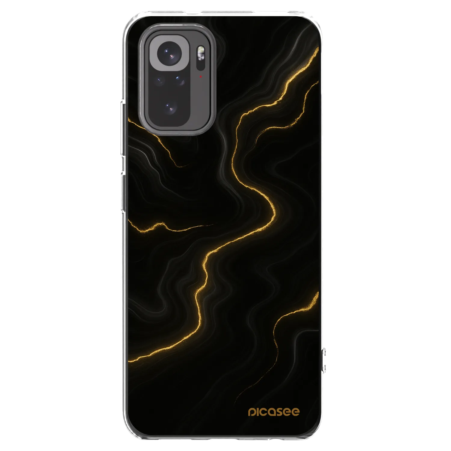 Picasee átlátszó szilikon tok az alábbi mobiltelefonokra Xiaomi Redmi Note 10S - Thunder