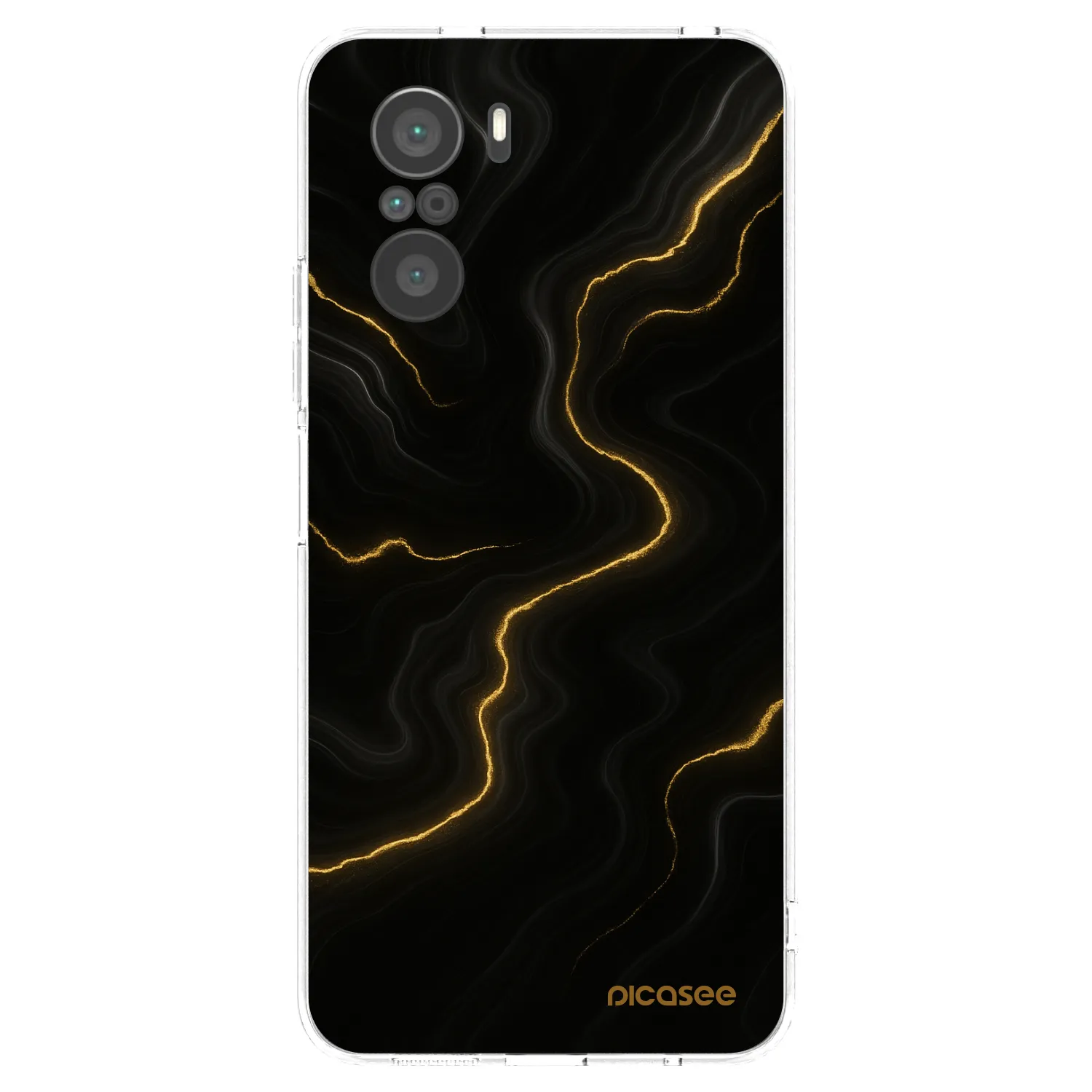 Picasee átlátszó szilikon tok az alábbi mobiltelefonokra Xiaomi Poco F3 - Thunder