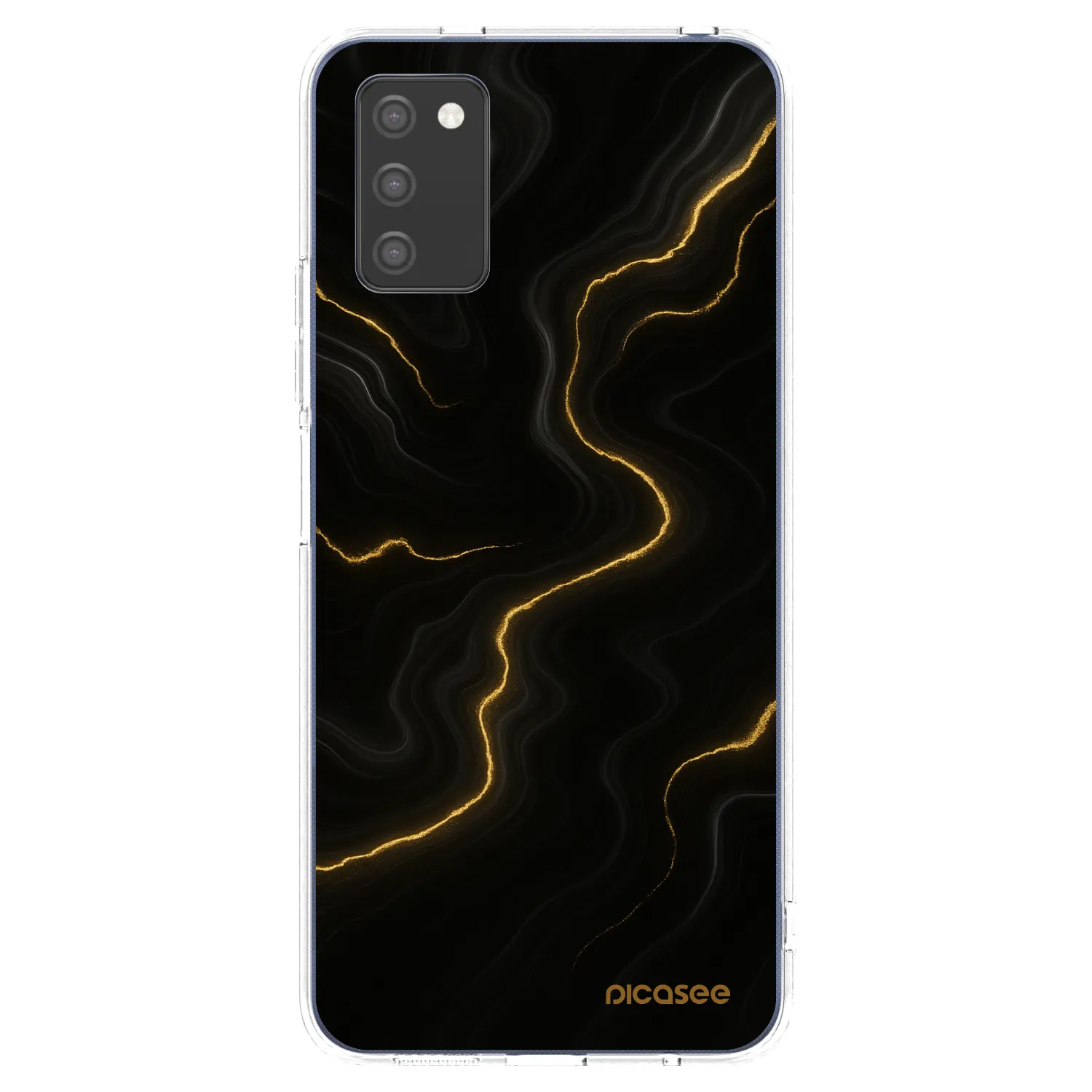 Picasee átlátszó szilikon tok az alábbi mobiltelefonokra Samsung Galaxy A02s A025G - Thunder