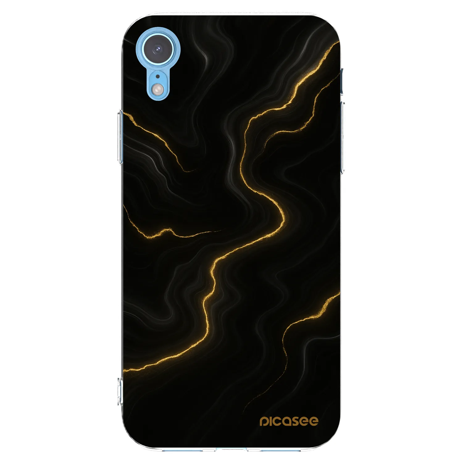 Picasee átlátszó szilikon tok az alábbi mobiltelefonokra Apple iPhone XR - Thunder